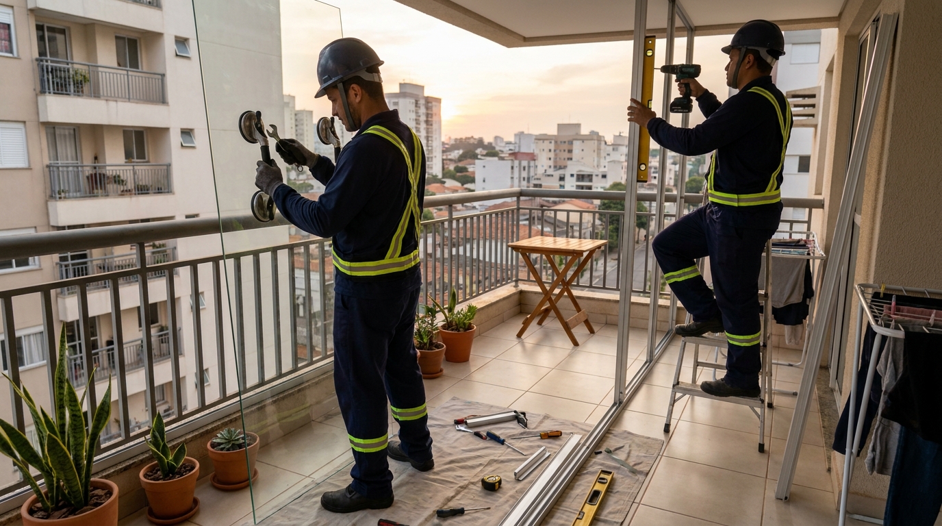 Fechamentos em Vidro